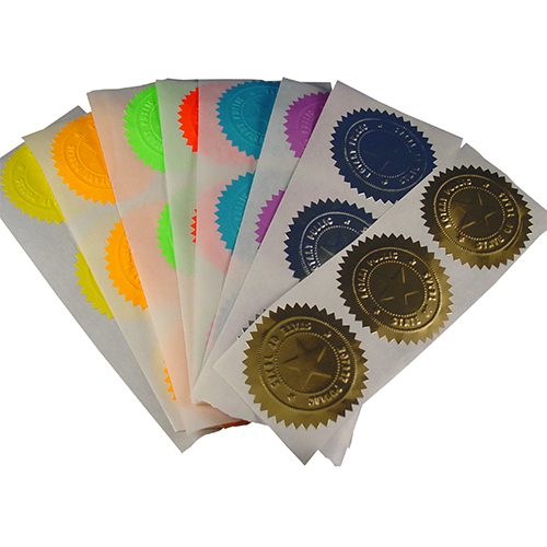 Self-adhesive South Dakota Foil Notary Seals